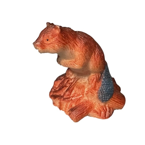 Safari Other - Wildlife 2” Beaver Plastic, Castor Animal Toy Figure